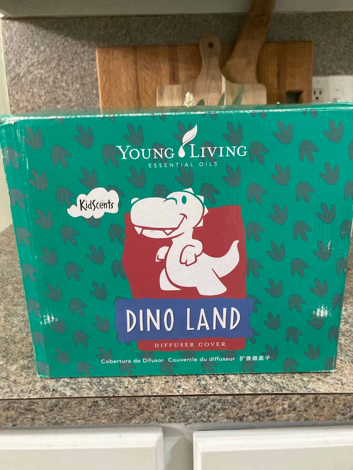 New in open box, Young Living Essential Oils Dino land dinosaur diffuser cover