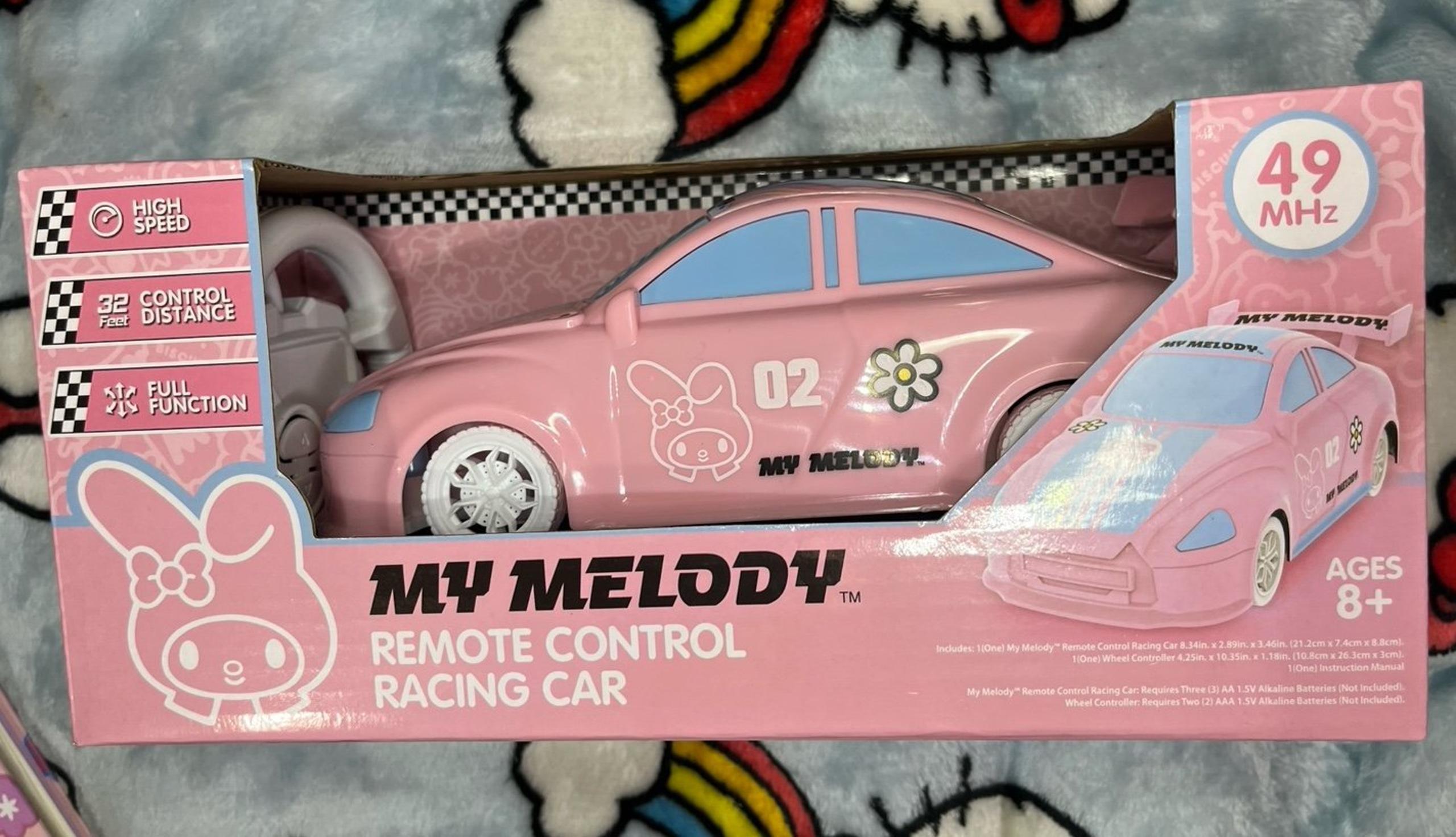 Sanrio Hello Kitty and Friends My Melody Pink Remote Control Racing Car NEW NIB