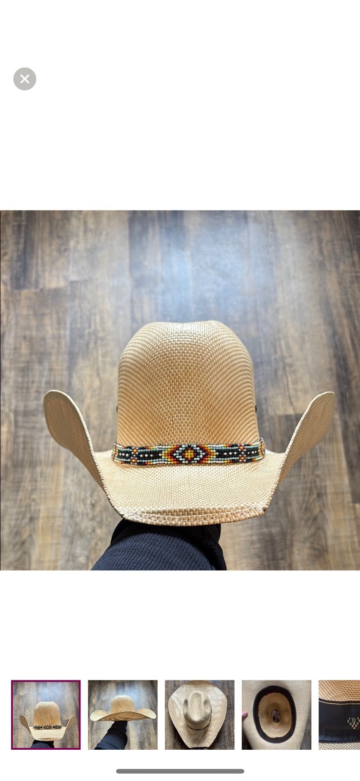 Bailey 10x straw cowboy 7 1/8