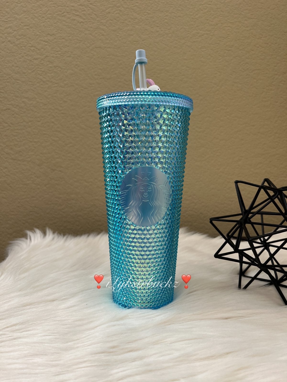 Starbucks China Blue Bunny Studded Tumbler