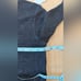 Theory Gray Cashmere & Wool Mock Neck Sweater with Blouse Size Small