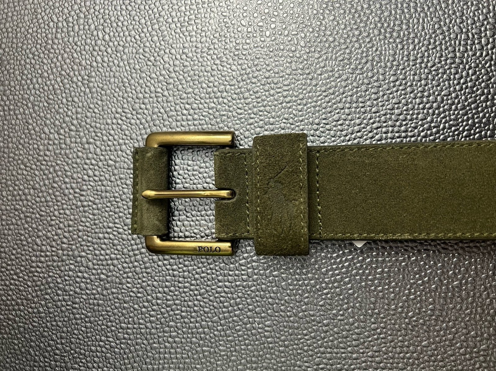 Polo Ralph Lauren Genuine Suede Leather Belt (Size 40)