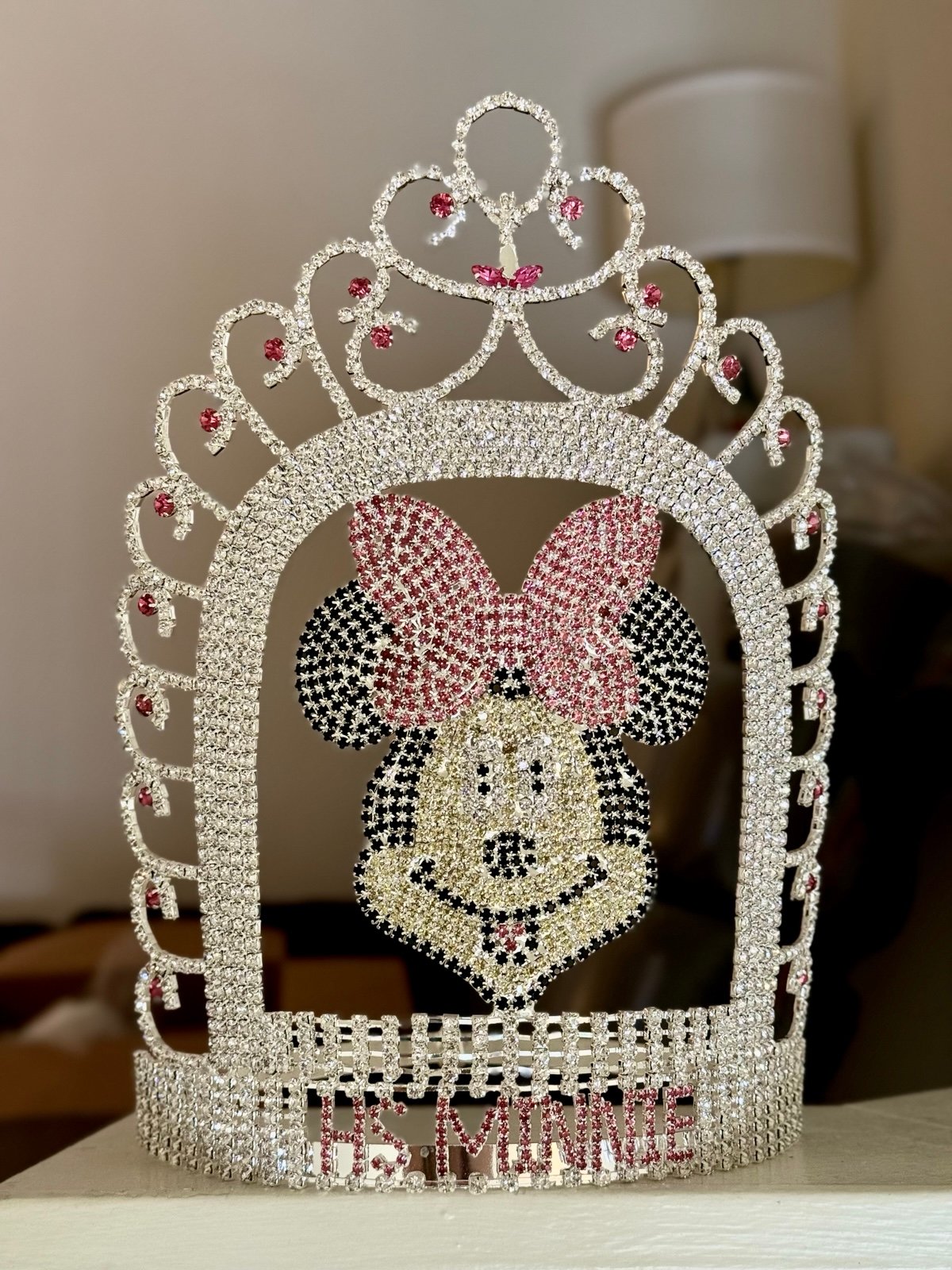12 inch Minnie Mouse crown