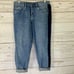 Revolve Blank NYC Crop Girlfriend Denim High Rise Jeans Side Dark Panel Stripes