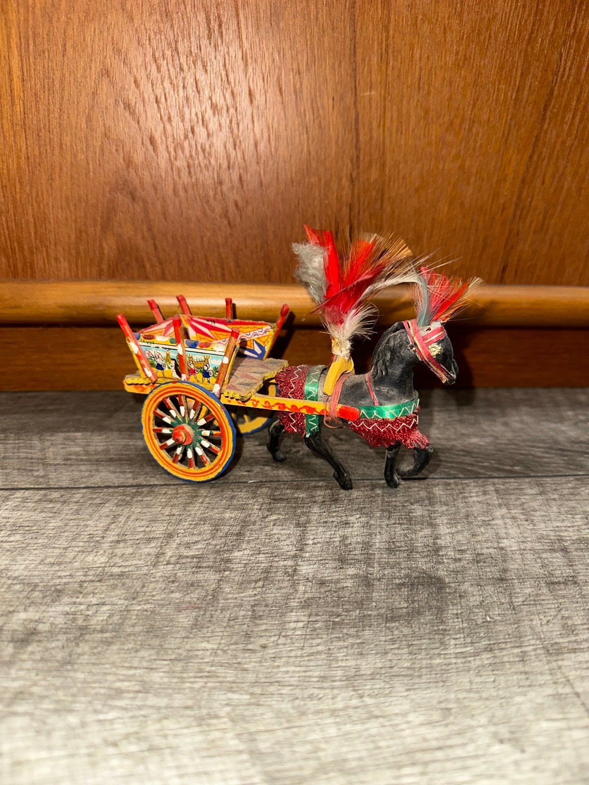Vintage 1960's Horse Drawn Carriage Made by Gidi's Carrettino Gypsy