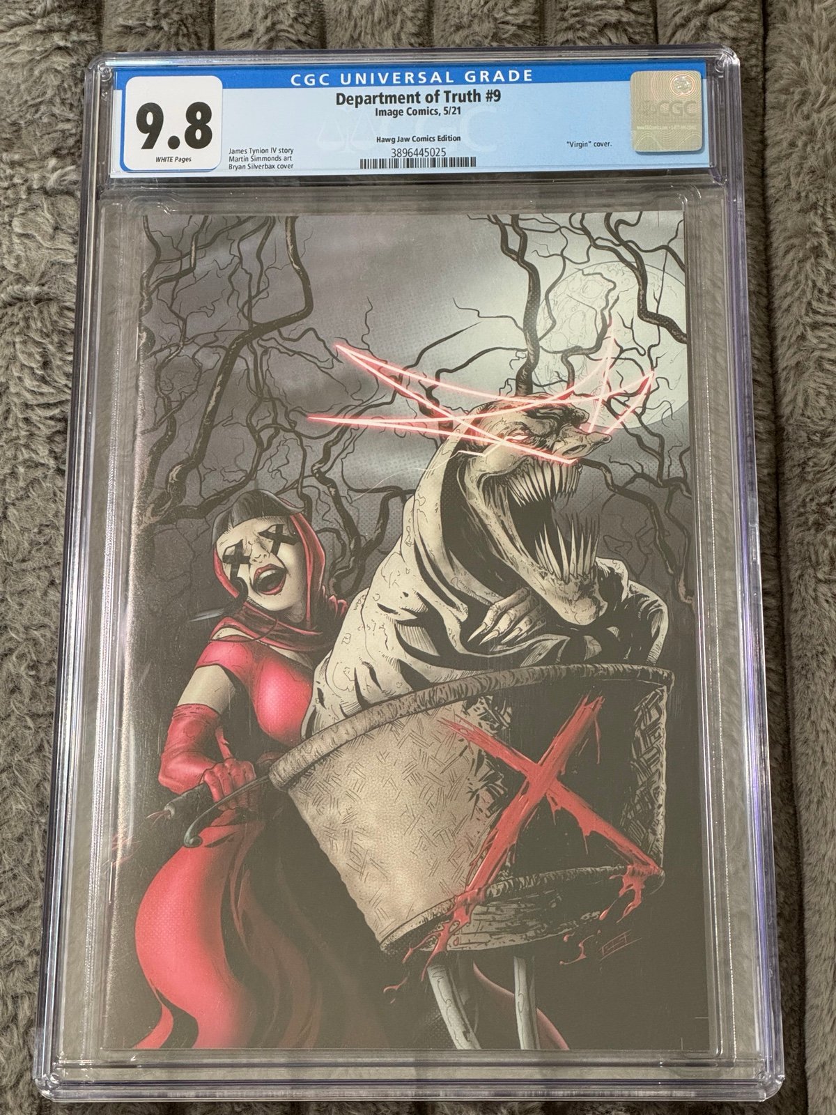 Department of Truth #9 Silverbax ET Homage Virgin Hawg Jaw Exclusive
