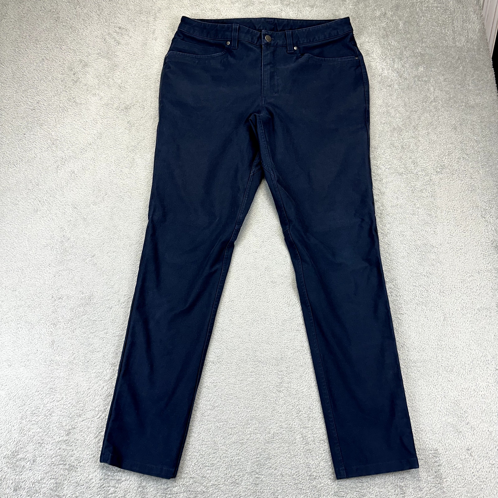 LULULEMON ABC Slim Fit Utilitech Pants Blue Jeans Stretch Mens 32x32