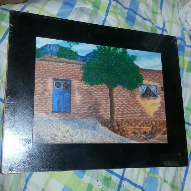 Handmade Oil Pastel Drawing