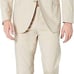 Kroon Men's Irons Perfect Poplin Suit, Stone Color, Size 40LG Jacket / 34W Pant