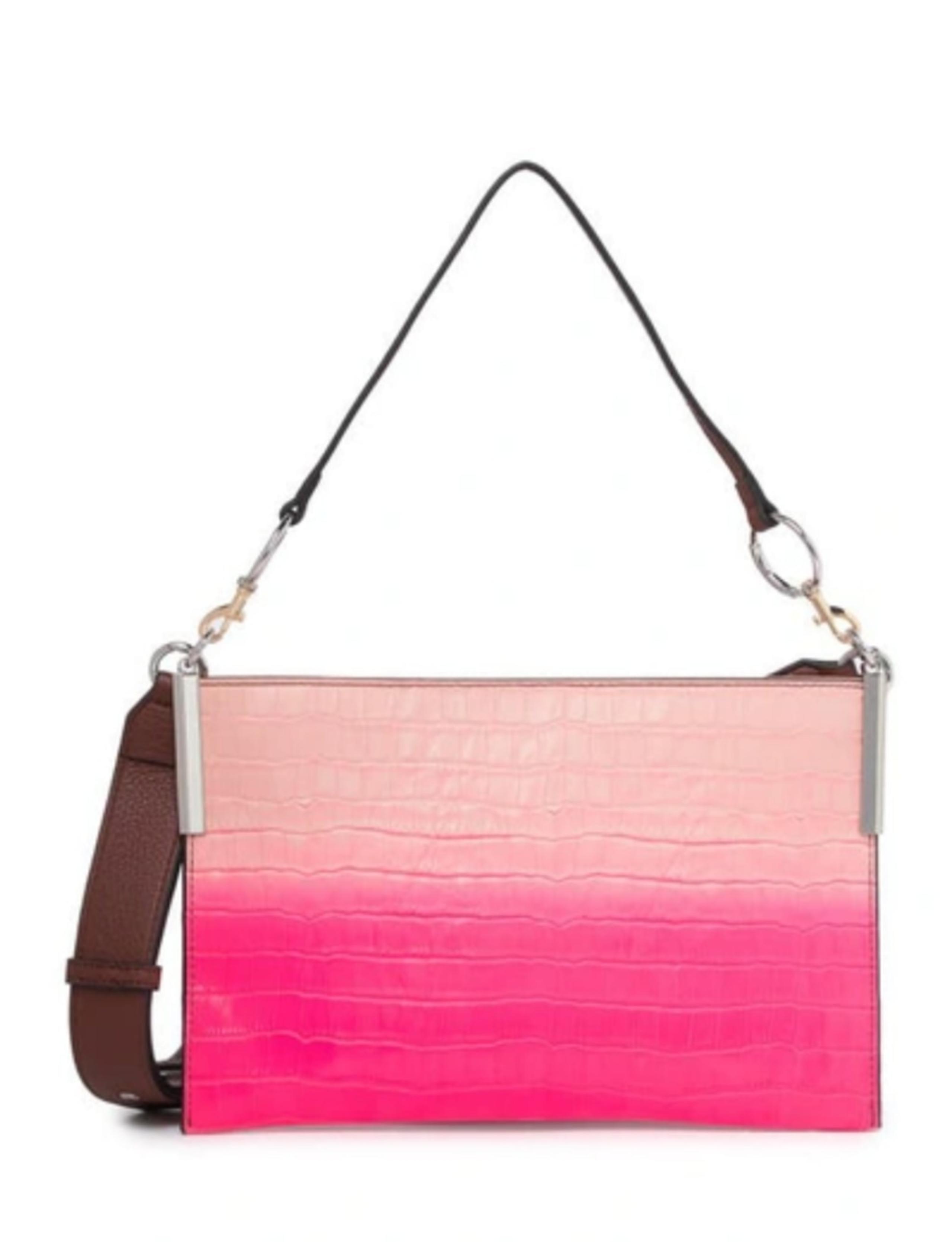 Vince Camuto Dev Crossbody In Neon Fusia