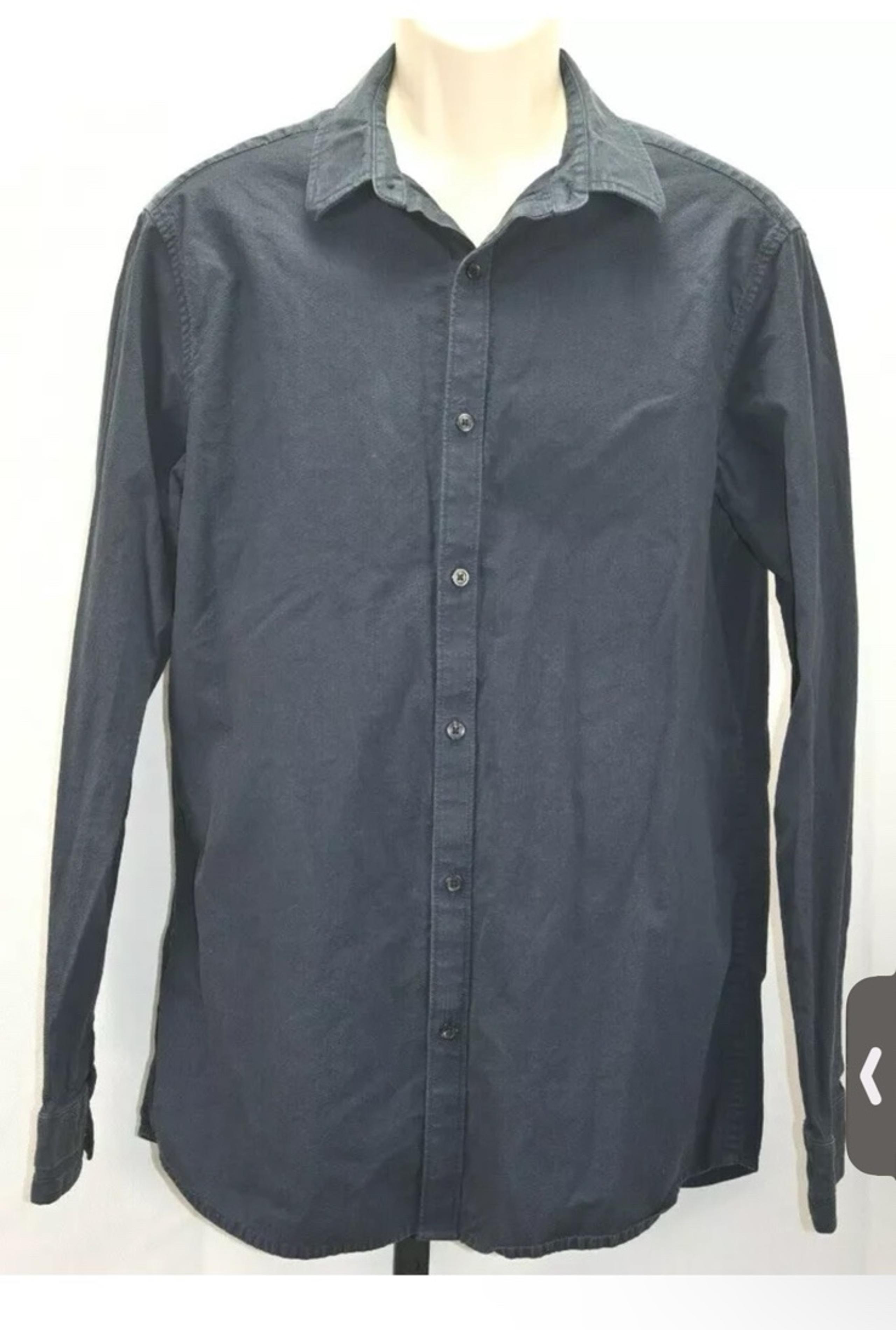 Marc Anthony Slim Fit Luxury Button Down Shirt Size L Like New