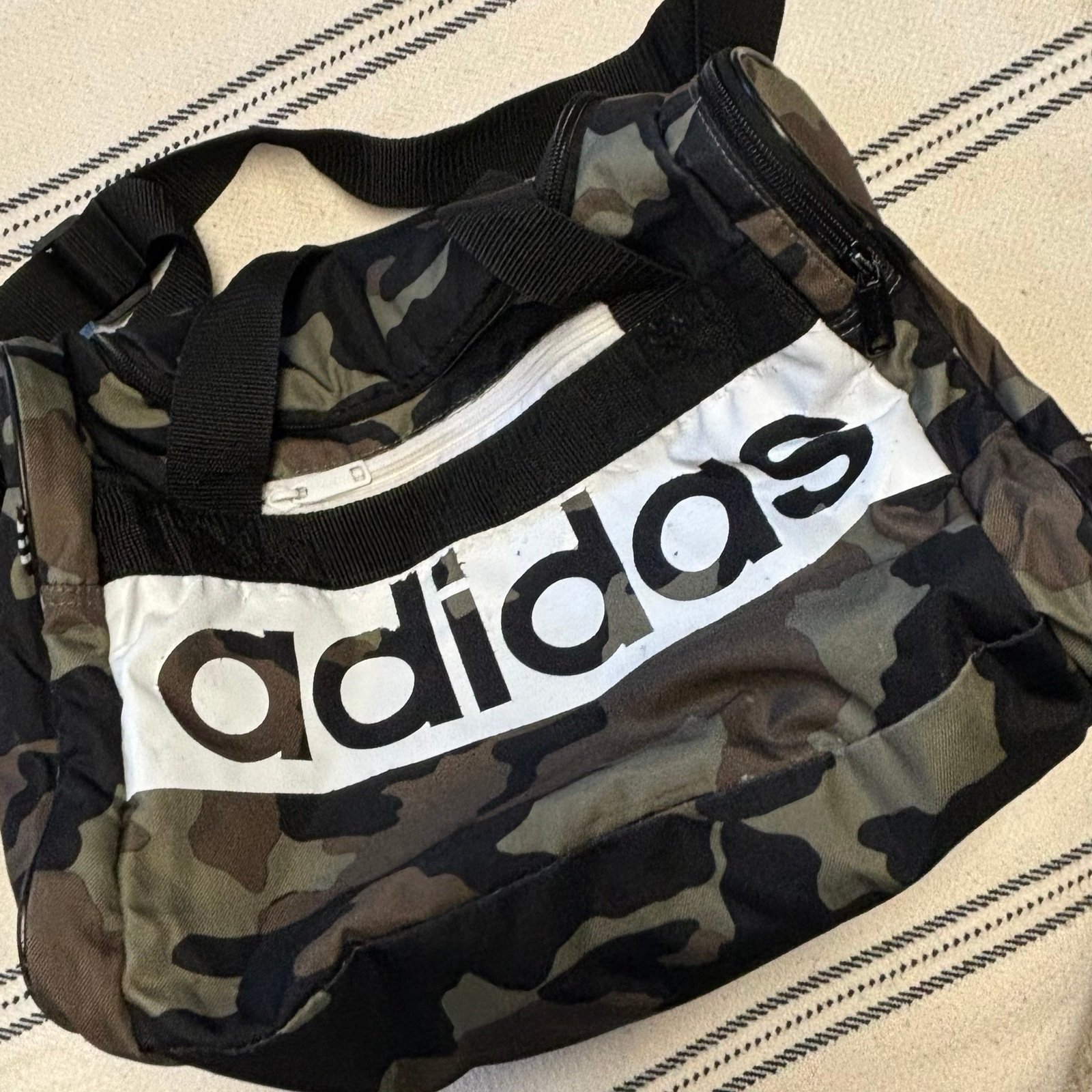 Adidas court lite duffel bag camo