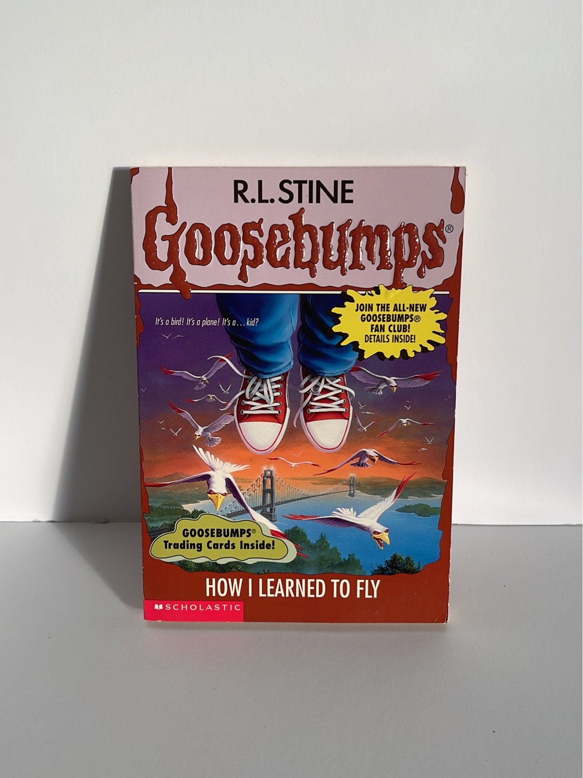 Goosebumps Series RL Stine How I Learned To Fly and Exclusive Booksmarks