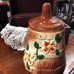 Vintage Butter Churn Cookie Jar 1950's R