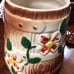 Vintage Butter Churn Cookie Jar 1950's R