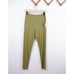 NEW Third Love Green Ribbed High Waisted Loungewear Pants, large