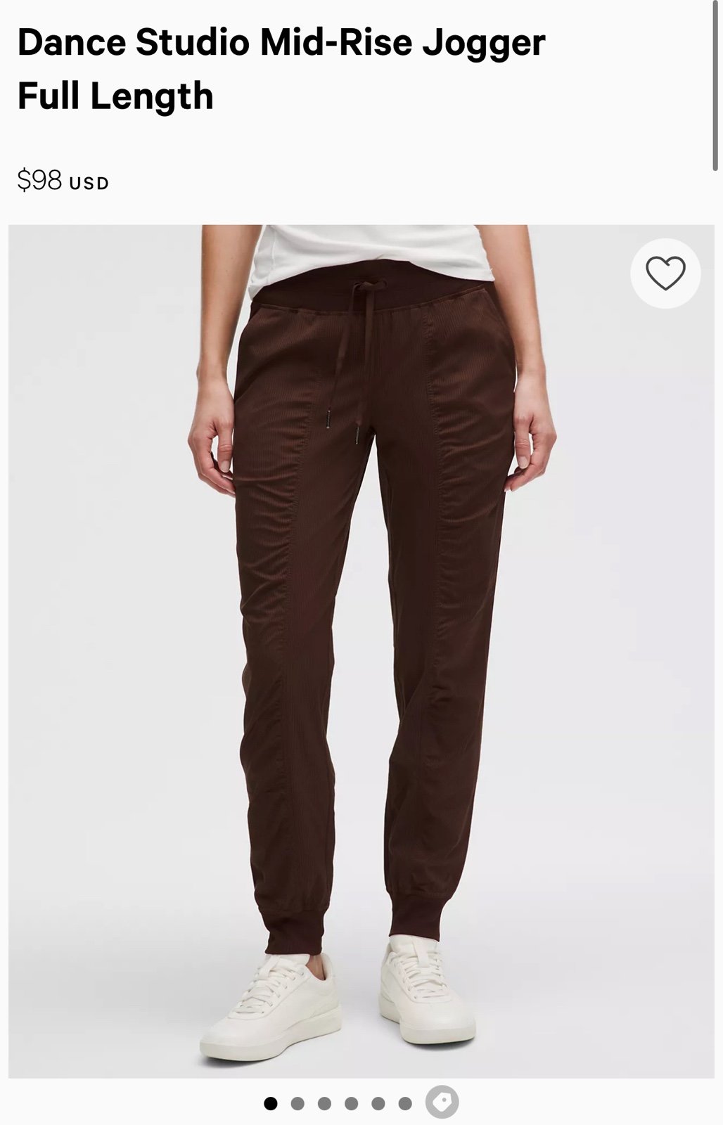 Dance Studio Mid-Rise Jogger Full Length