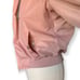 AMBIANCE OUTERWEAR Hooded Zip Up Jacket Windbreaker Gray Pink Active Medium