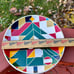 West Elm christmas Modern & Bright Salad Plate Set of four