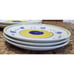 MARINA (blue & yellow) by CALECA Italian Pottery Hand Painted Dishes (Set of 9)