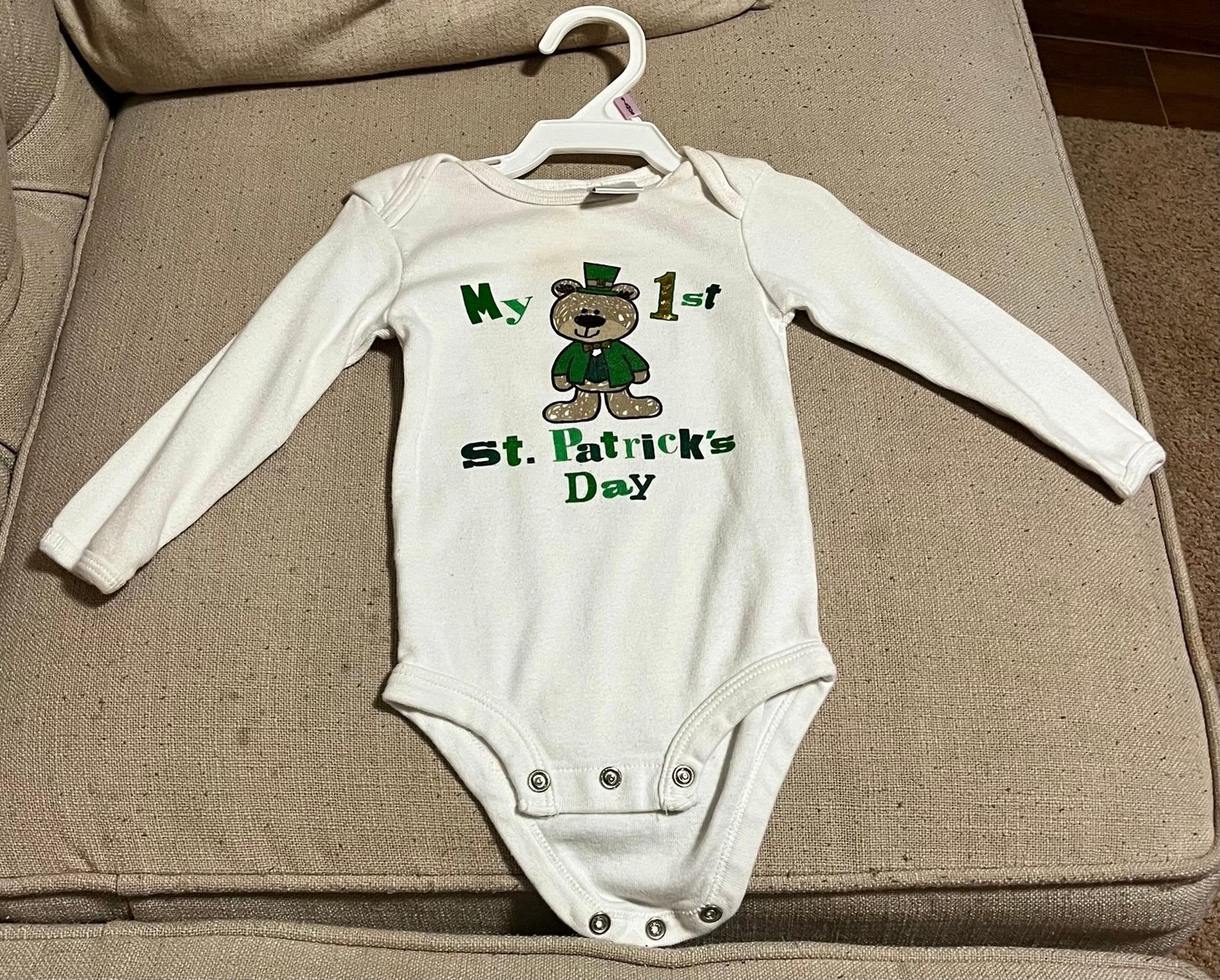 Koala Kid's Baby Unisex "My First St.
Patrick's Day" One Piece - 6-9 Months