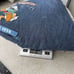 Vintage 90s Disney Donald Duck Varsity Bomber Jacket L Denim Streetwear Y2K