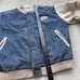 Vintage 90s Disney Donald Duck Varsity Bomber Jacket L Denim Streetwear Y2K