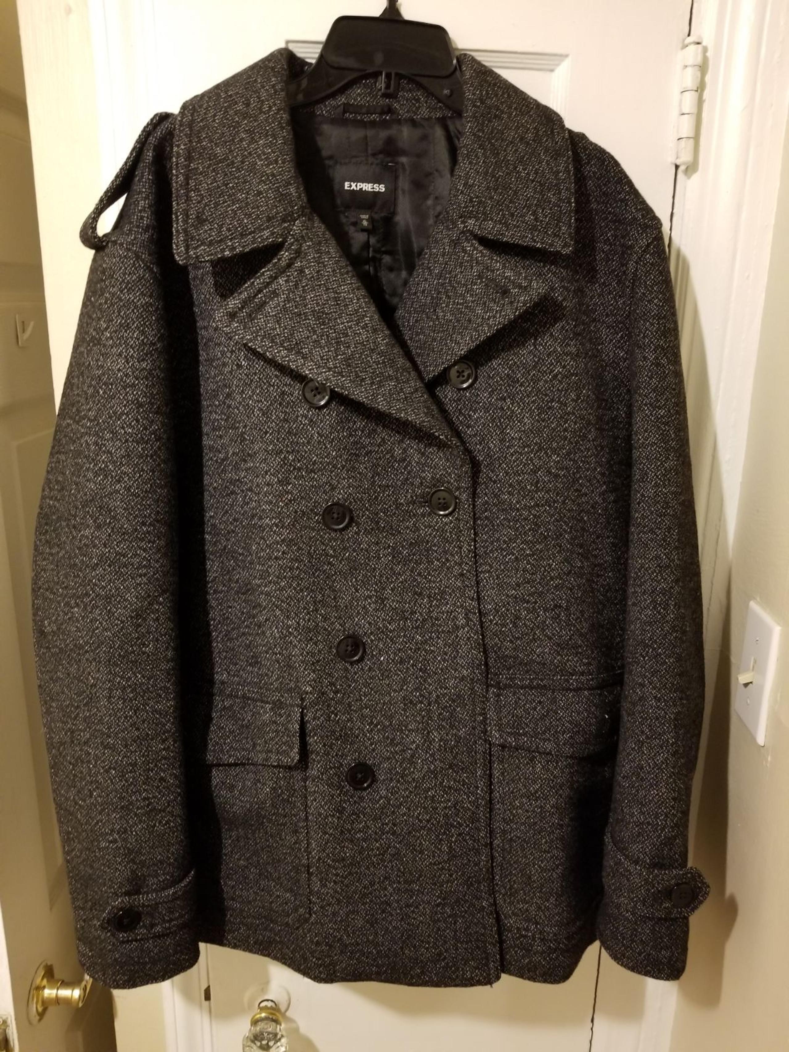 Express Peacoat Grey