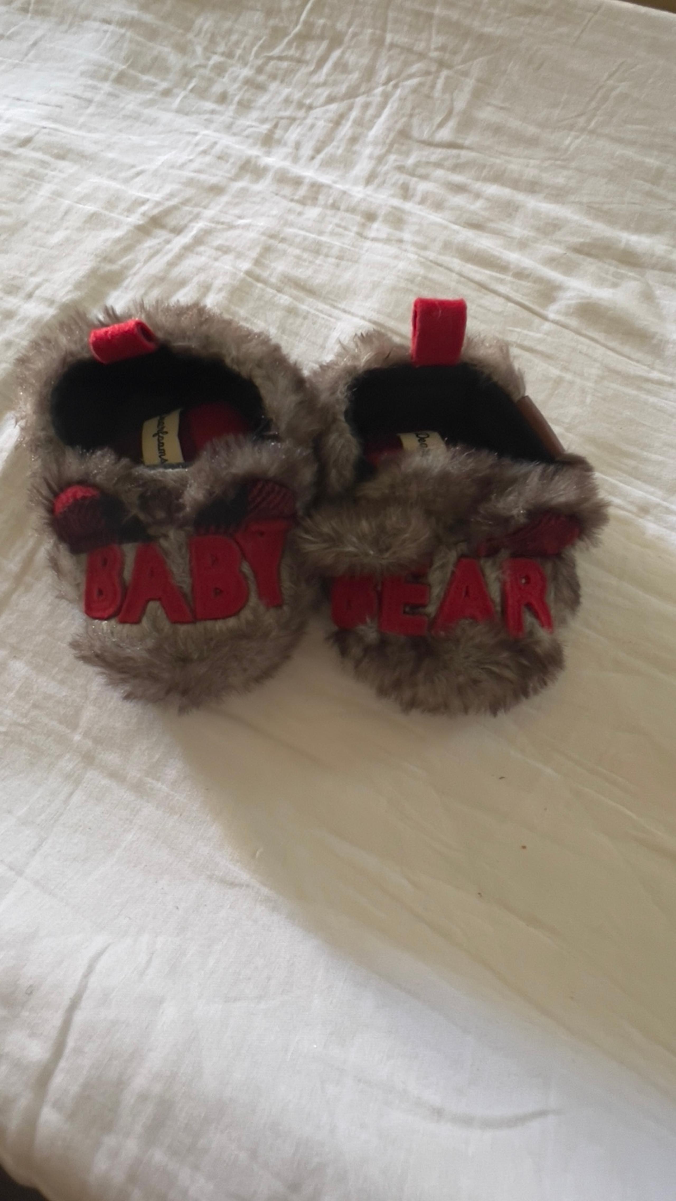 Slippers baby bear paw