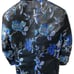 Men’s Retro Paris Blue Floral Blazer Jacket