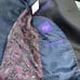 Men’s Retro Paris Blue Floral Blazer Jacket