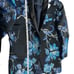 Men’s Retro Paris Blue Floral Blazer Jacket