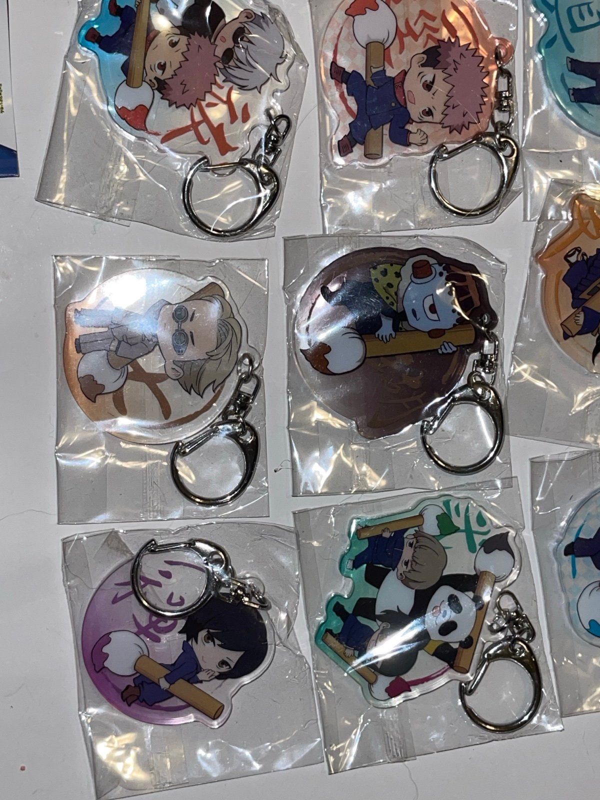 jujutsu kaisen paint keychain