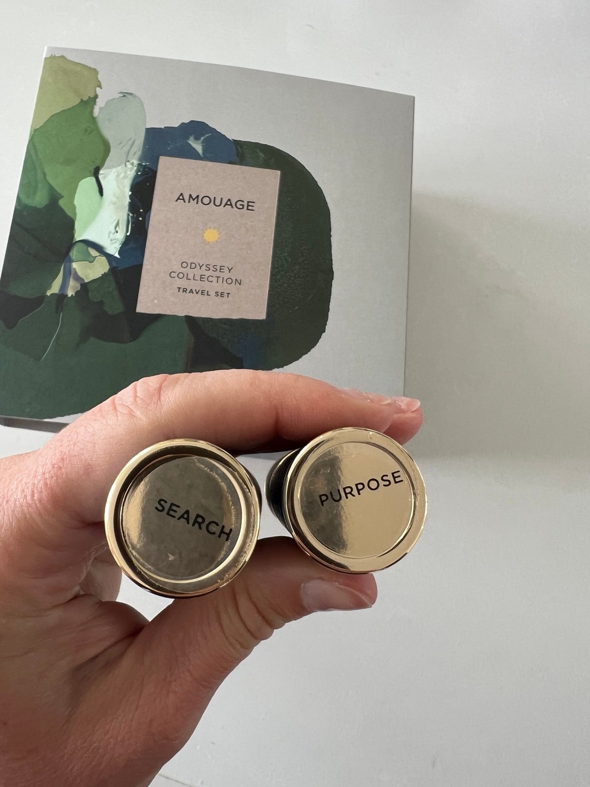 Amouage Odyssey collection travel set. Selling ONLY 2 pc