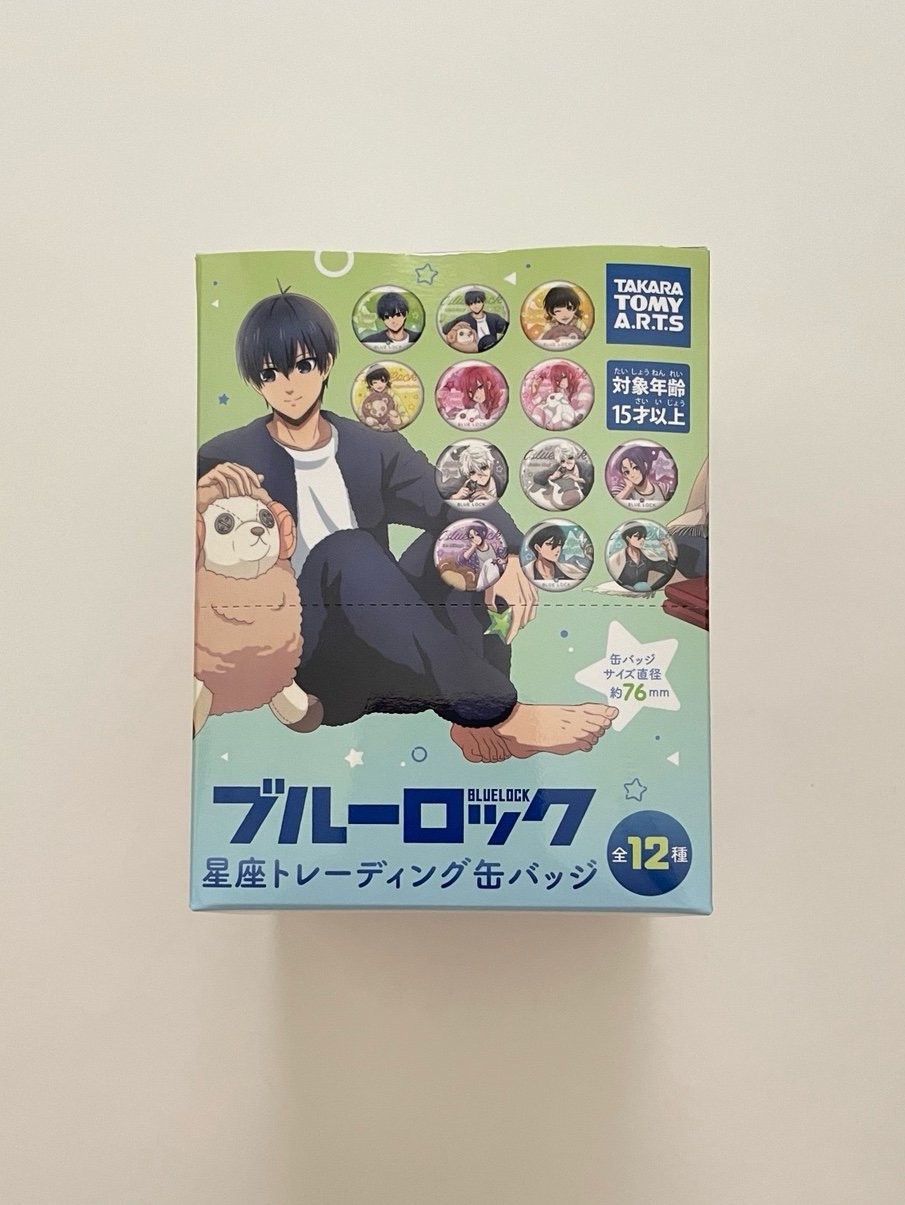 Blue Lock Isagi Bachira Reo Nagi Rin can badge button pin Box Set of 12