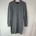 Polo Ralph Lauren Wool Cashmere Gray Sweater Dress Elbow Pads Womens Medium NWT