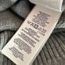 Polo Ralph Lauren Wool Cashmere Gray Sweater Dress Elbow Pads Womens Medium NWT