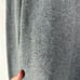 Polo Ralph Lauren Wool Cashmere Gray Sweater Dress Elbow Pads Womens Medium NWT
