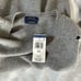 Polo Ralph Lauren Wool Cashmere Gray Sweater Dress Elbow Pads Womens Medium NWT