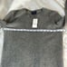 Polo Ralph Lauren Wool Cashmere Gray Sweater Dress Elbow Pads Womens Medium NWT