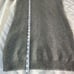 Polo Ralph Lauren Wool Cashmere Gray Sweater Dress Elbow Pads Womens Medium NWT