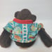 Vintage 1984 Child’s Playmate plush chimpanzee hand puppet