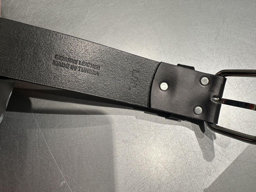 22SS Supreme Repeat Leather Belt Black Belts