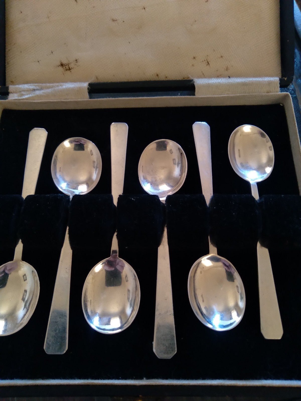 Full set of silver spoons