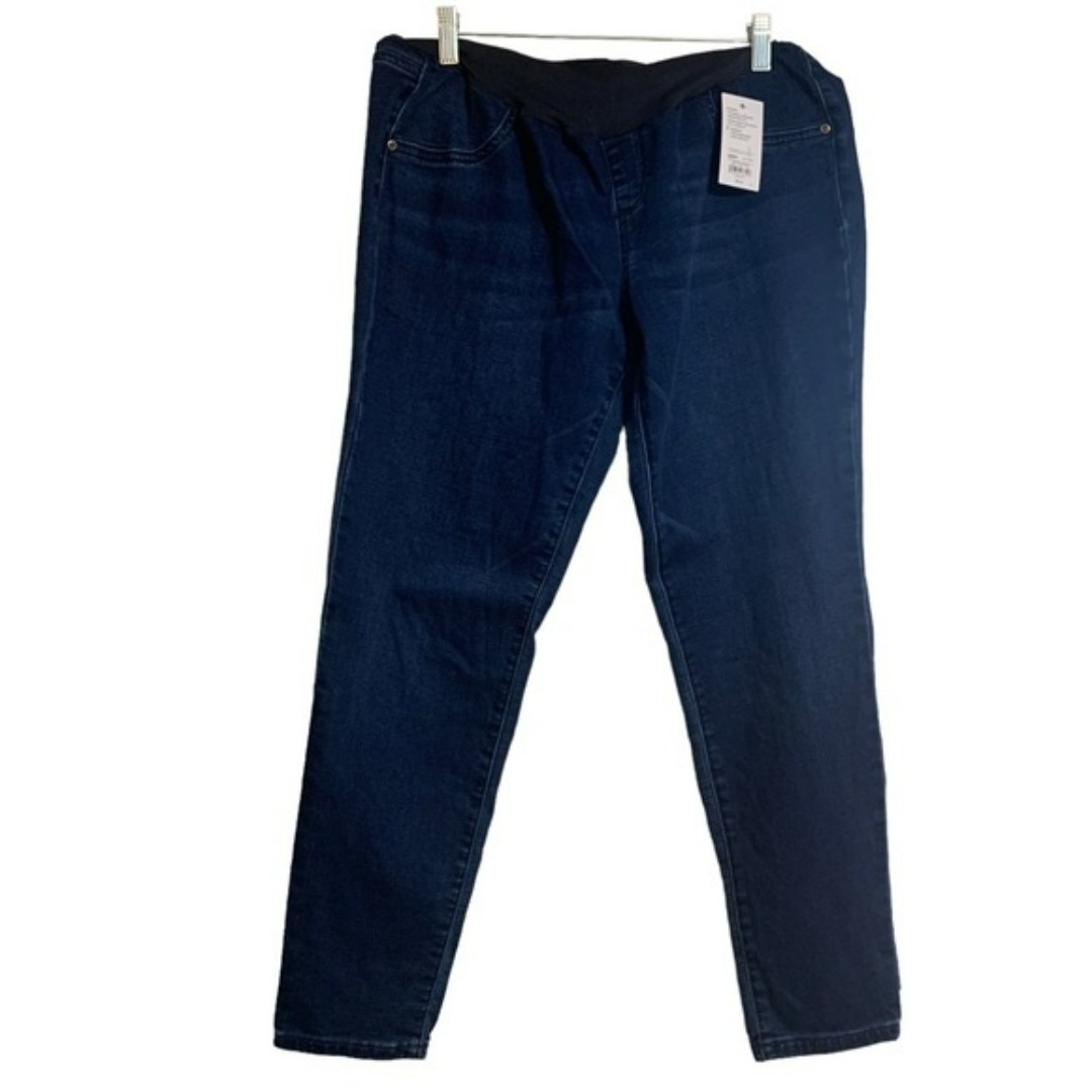 Sonoma Maternity Denim Jegging Full fabric Bellyband Size 14 NWT