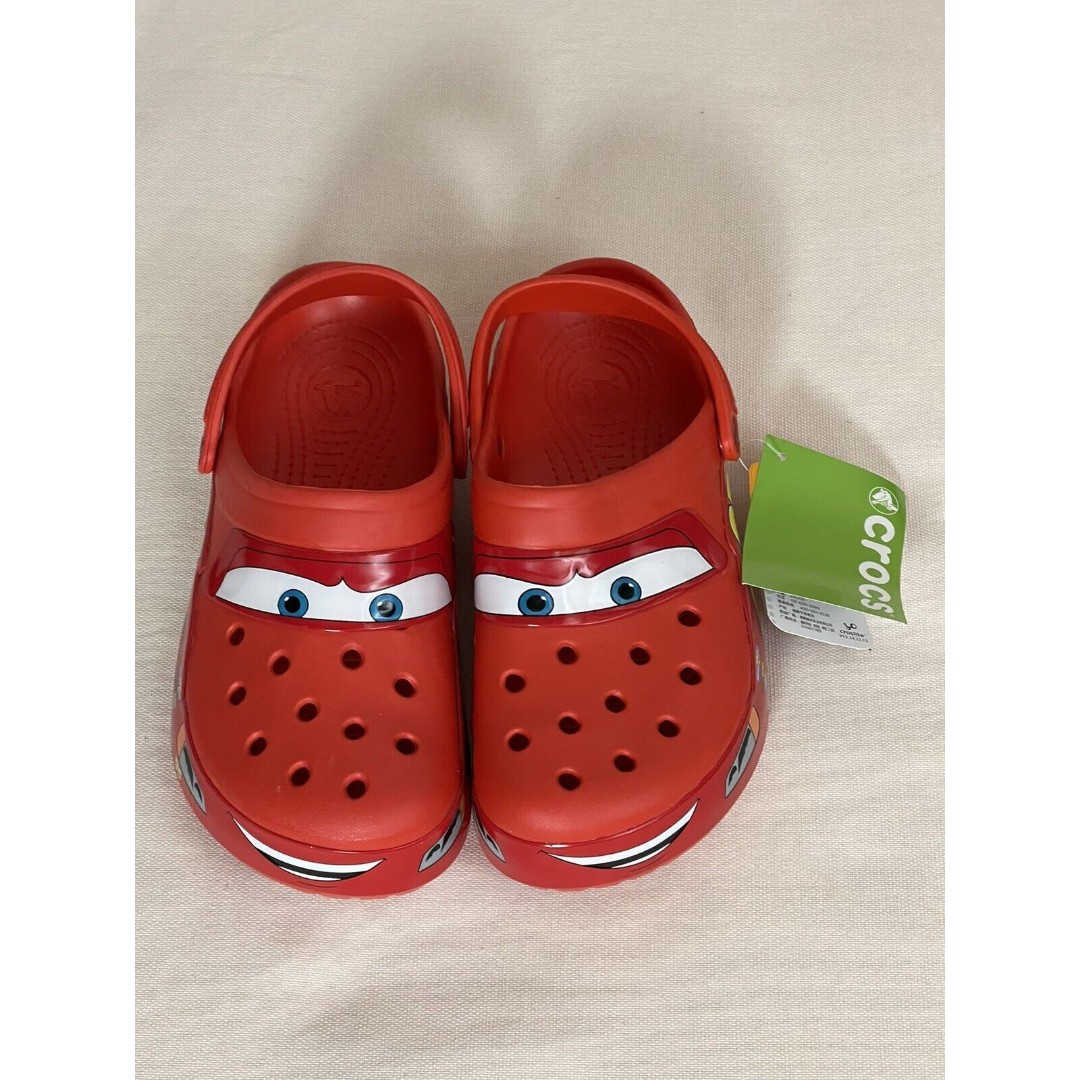 Crocs Unisex-Adult Disney Pixar Cars Lightning McQueen Clog M7 W9 - No Lights