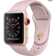 Apple Watch Series 3 Rose Pink with Box Barely Used T-Mobile with extra band
