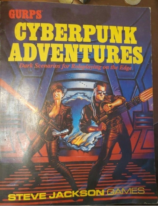 GURPS Cyberpunk Adventures Steve Jackson