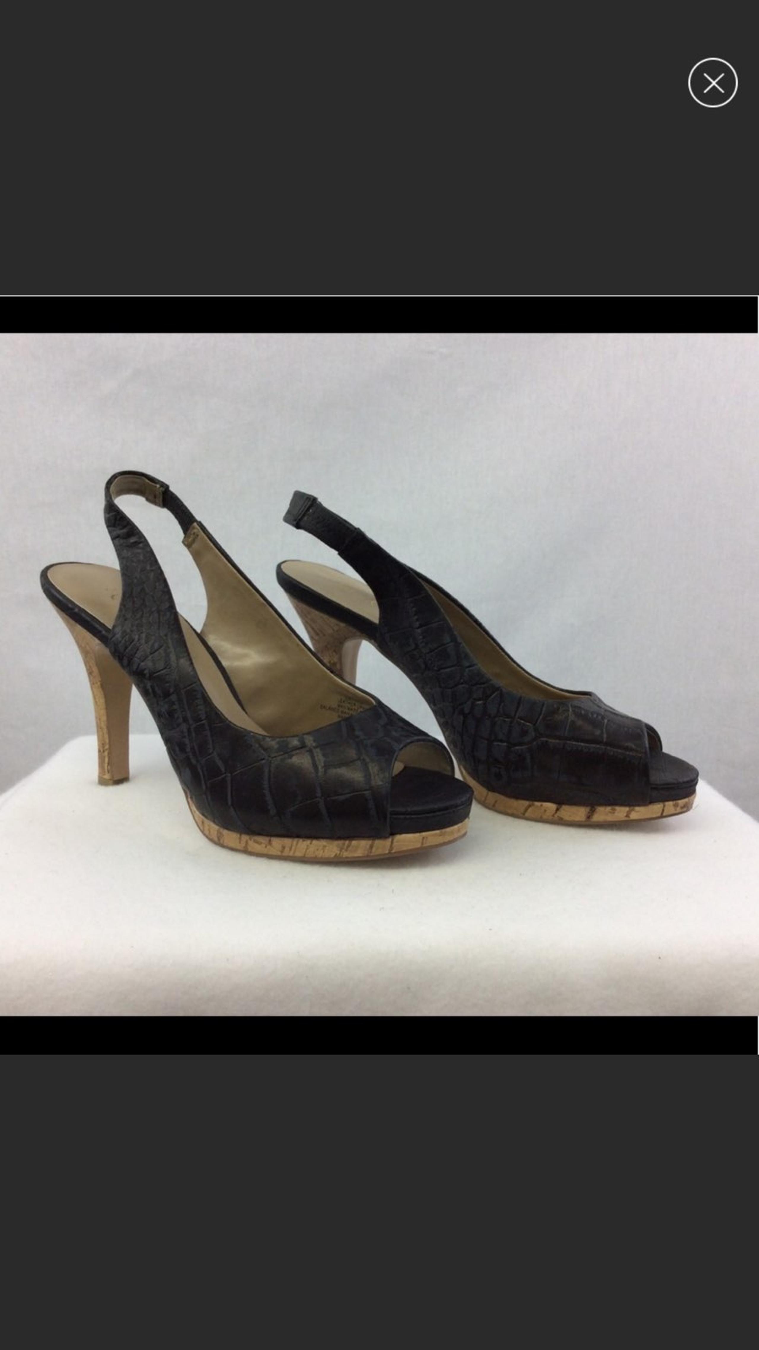 Nine & Company Black Leather Along Back