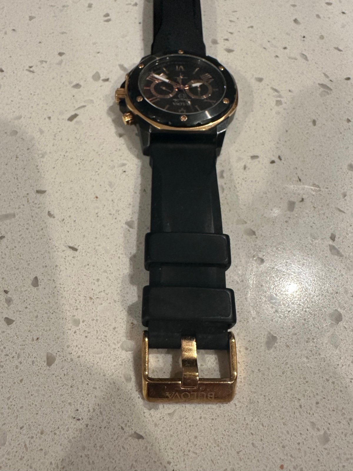 Bulova yellow watches for men